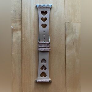 EurCross Rise gold leather sparkle band for smart watch